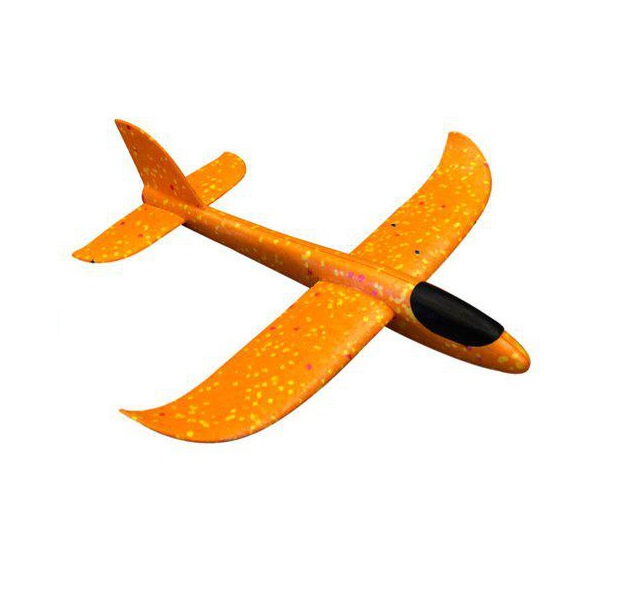 Самолет-планер, оранжевый, 48 см