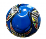 Футбольный мяч, двухслойный, синий, 22 см
