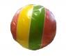 Полосатый лакированный мяч №8, 20 см