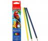 Цветные трехгранные карандаши Art Berry, 6 цветов