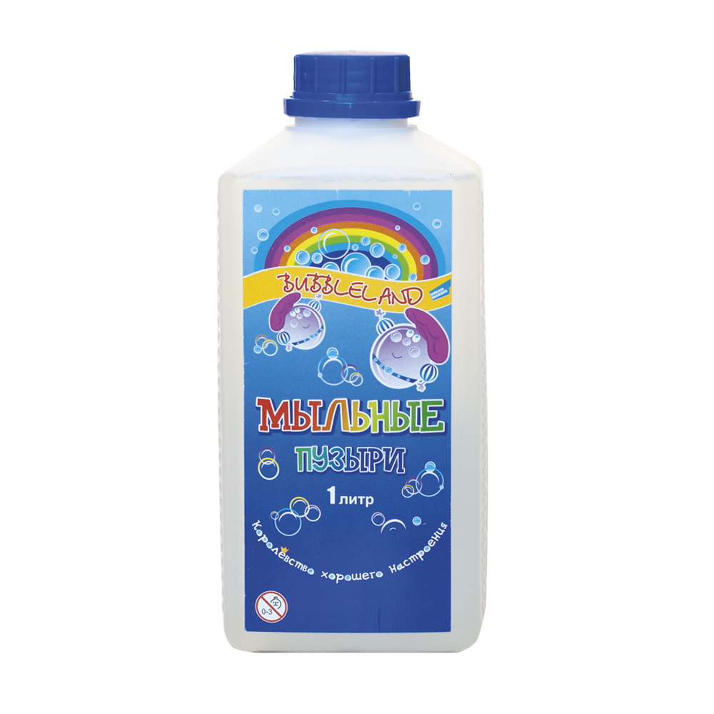 (УЦЕНКА) Жидкость для мыльных пузырей Bubbleland, 1 л