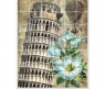 Самоклеющийся пазл-стикер "Пизанская башня"