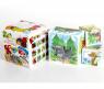Набор из 8 кубиков-пазлов "Дикие животные и их малыши"