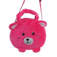Мягкая сумка "Мишка" на ремне, розовая