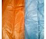 Двухсторонняя мягкая доска для пеленания, оранжево-голубая, 82 х 72 см