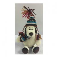 Мягкая игрушка "Собака в шапке", 18 см