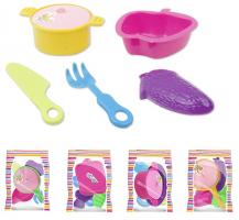 Набор игрушечной посуды "Мелочь, а приятно", 5 предметов