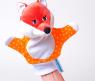 Игрушка-рукавичка "Лисичка" в оранжевом наряде