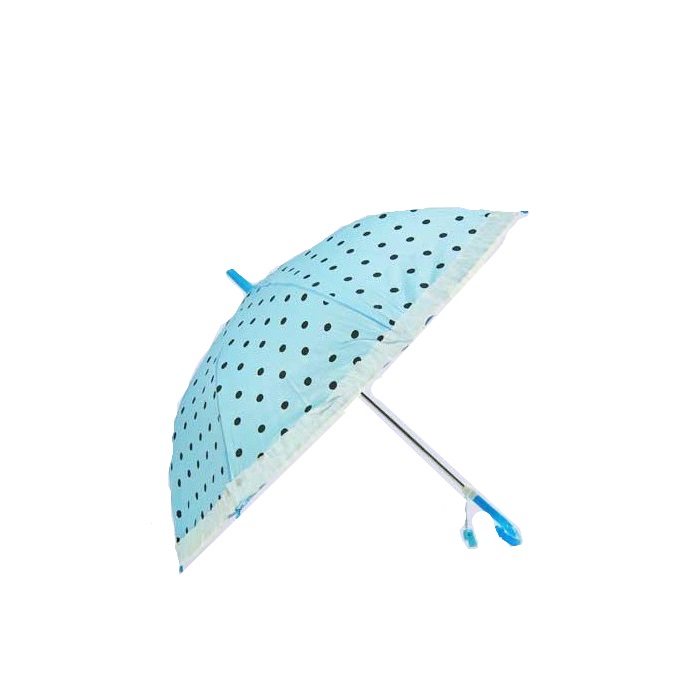 Детский зонт со свистком, голубой, 55 см