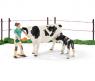 Игровой набор Farm World - Семья коров на пастбище