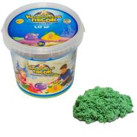 Домашняя песочница "Космический песок" - Зеленый, 1 кг