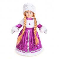 Кукла-конфетница "Снегурочка в фиолетовом", 35 см