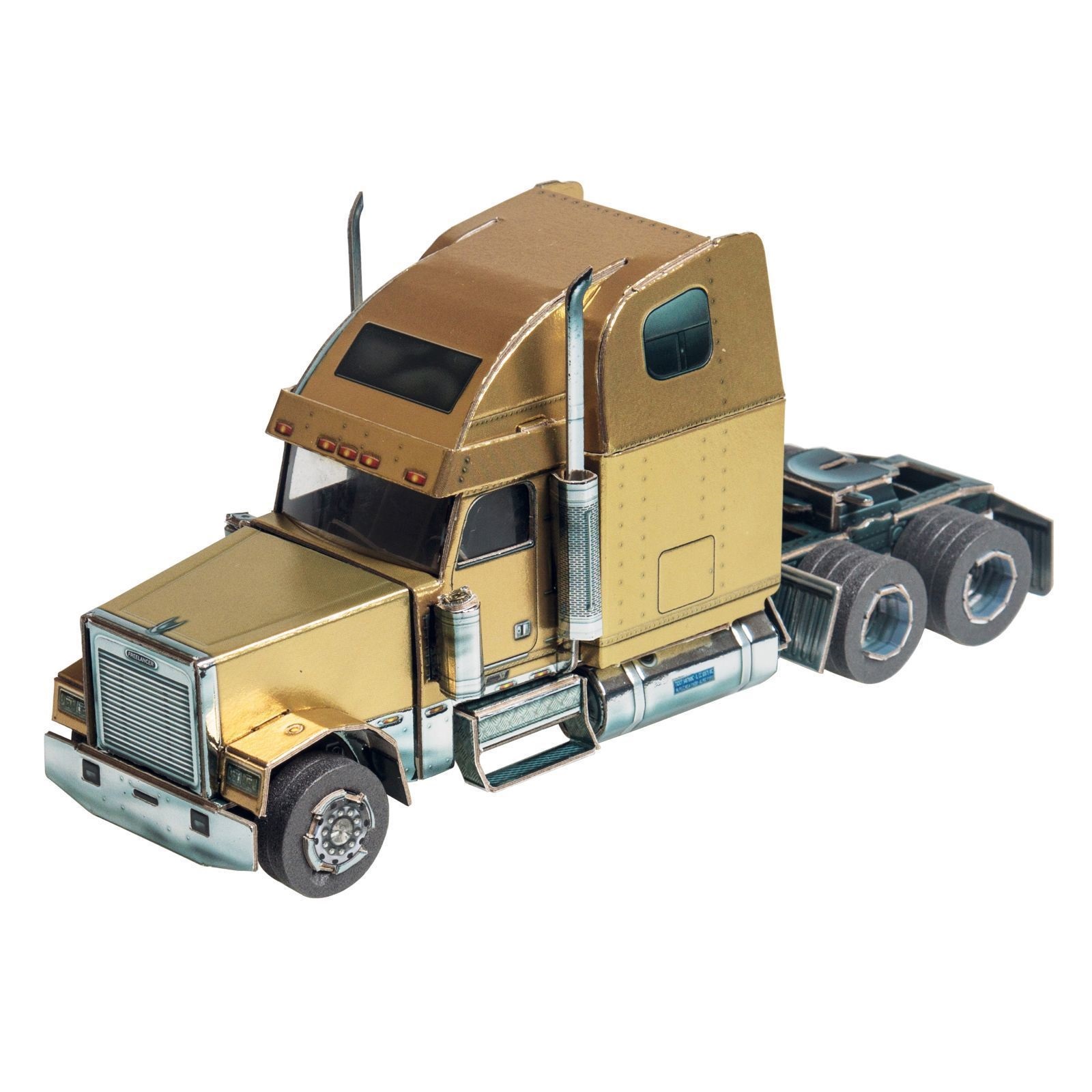 Модель игрушечного грузовика. Модель грузовик с прицепом 1:24. Умная бумага фура SUPERTRUCK. Модель freightliner 1/43. Модели тягачей.