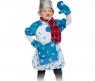 Карнавальный костюм "Снеговик" - Почтовик, с голубой сумкой, 98-128 см