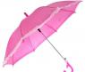Детский зонт со свистком, малиновый, 55 см
