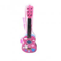 (УЦЕНКА) Детский музыкальный инструмент "Гитара", розовая, 56 см