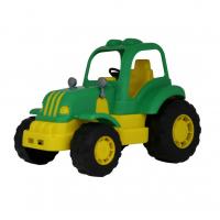 Игрушечный трактор "Крепыш", зеленый