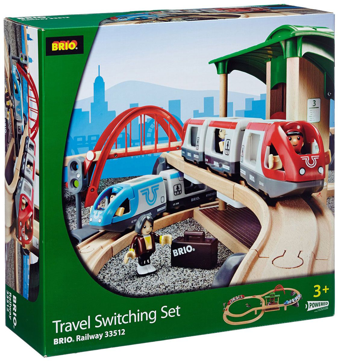 Деревянная железная дорога Travel Switching Set