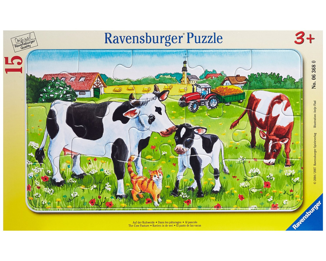Ravensburger Puzzle коровы на лугу