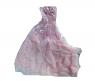 Платье для куклы с бантом, светло-розовое, 29 см