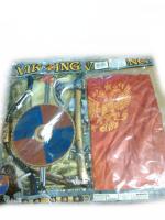 Игровой набор "Оружие викинга", с красной накидкой, 6 предметов