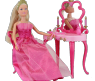 Игровой набор "Кукла Штеффи" - Принцесса со столиком и аксессуарами