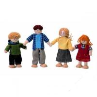 Набор из 4 кукол "Кукольная семья"