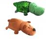 Мягкая игрушка Крокодил-Медведь "Вывернушка Блеск", 12 см