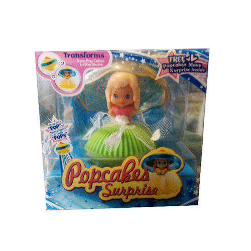Кукла-сюрприз Cupcake Surprise с бусинами, зеленая