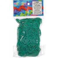 Набор резинок для плетения браслетов, сине-зеленый
