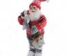 Большая фигурка "Санта Клаус в красной шубе с Мишкой", 60 см