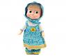 Мягкая кукла "Маша и Медведь" - Маша в голубом платье (звук), 29 см