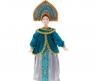 Фарфоровая кукла "Боярыня в бархатной шубке", 30 см