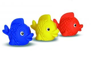 Набор из 3 игрушек для ванны "Рыбки", 7 см