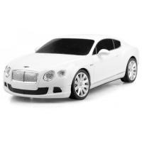 Машина р/у Bentley Continental GT Speed (на бат., свет), белая, 1:24