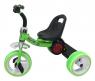 Трехколесный велосипед "Вело-Kinder" (светятся колеса, звук), зеленый