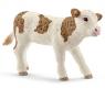 Фигурка Farm World - Симментальский теленок, длина 7.5 см