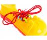Шнуровка "Клоунский ботинок", красно-желтый