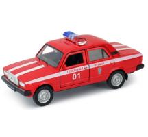Коллекционная модель Lada 2107 - Пожарная охрана, 1:34-39