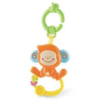 Погремушка-прорезыватель "Веселая обезьянка" с колечком