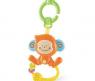 Погремушка-прорезыватель "Веселая обезьянка" с колечком