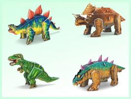 3D пазл "Динозавр"