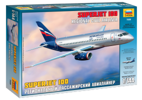 Сборная модель "Самолет - Суперджет 100", 1:144