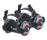 Накладные мини-ролики Flashing Roller со светящимися колесами, черные