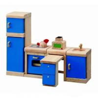 Игрушечный набор мебели "Кухня" для кукольного дома