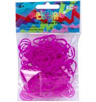 Набор резинок для плетения браслетов Neon Purple, фиолетовые, 600 шт.