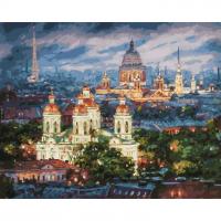 Раскраска по номерам "Все краски вечера. Санкт-Петербург", 40 x 50 см