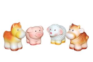 Набор резиновых игрушек "Домашние животные"