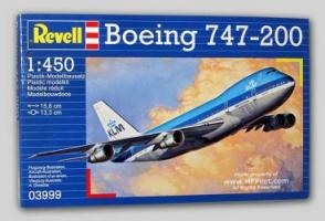 Сборная модель самолета пассажирского "Boeing 747-200"