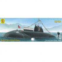 Сборная модель атомной подводной лодки "Щука", 1:350